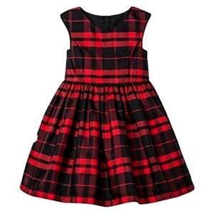 NWT mia & mimi 2 PC Baby Red and Black Plaid Dress And Bloomers ~sz 18M